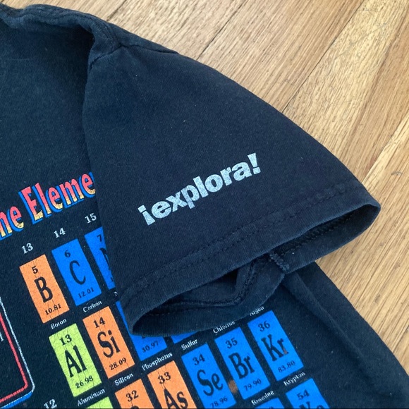 Periodic Table of Elements T-Shirt Child XS Black - Picture 4 of 12